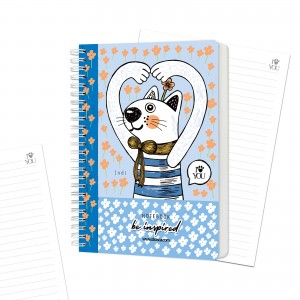 тефтерче Be Inspired 80 гр. 80 листа A5 (14.8*21 cm), Indi