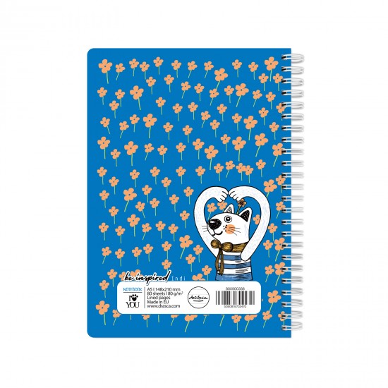 тефтерче Be Inspired 80 гр. 80 листа A5 (14.8*21 cm), Indi