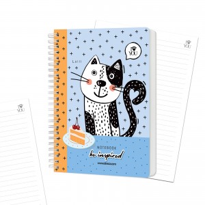 тефтерче Be Inspired 80 гр. 80 листа A5 (14.8*21 cm), Lolli