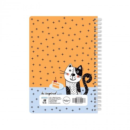 тефтерче Be Inspired 80 гр. 80 листа A5 (14.8*21 cm), Lolli