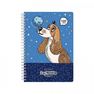 тефтерче Stay PAWsitive 80 гр. 80 листа A5 (14.8*21 cm), Moonie