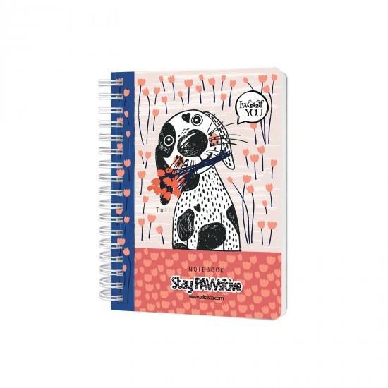 тефтерче Stay PAWsitive 80 гр. 80 листа A6 (10.5*14.8 cm), Tuli