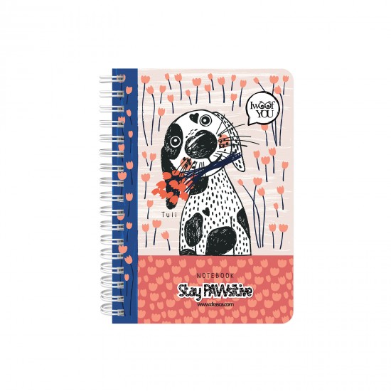 тефтерче Stay PAWsitive 80 гр. 80 листа A6 (10.5*14.8 cm), Tuli