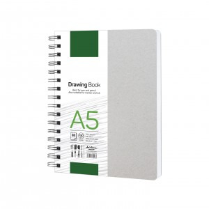 'Drawing book' спирала A5 (14.8*21 cm) 50 листа бял картон 190 g