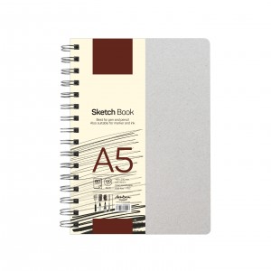 'Sketch book' спирала А5 (14.8*21 cm) 80 листа кремава хартия 120 g