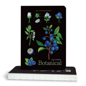 'Botanical' 14.5*21 cm 80 листа 100g Боровинка
