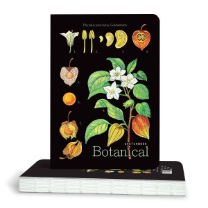 'Botanical' 14.5*21 cm 80 листа 100g Физалис