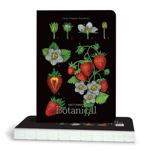 'Botanical' 14.5*21 cm 80 листа 100g Ягода