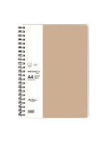 'Daily sketchbook' A4 портрет 80л крафт корица, кремава хартия 80 g