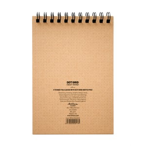 'Dot Grid Sketch Pad' спирала A5 (14.8*21 cm) 60 листа хартия Kraft 80 g
