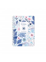 тефтерче Floral Notes спирала А6, 80 листа редове, Сиянието на деня