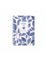 тефтерче Floral Notes спирала А6, 80 листа редове, Шепотът на листата