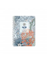 тефтерче Sea Notes спирала А6, 80 листа редове, Морско дъно