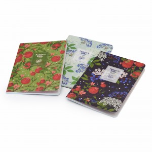 комплект 3 тетрадки Nature's Gifts Notes A5, 40 листа, редове