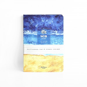 комплект 3 тетрадки Sea Notes A5, 40 листа, редове