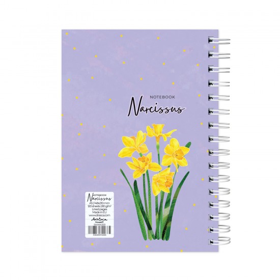 тефтерче Нарцис 80 гр. 120 листа A5 (14.8*21 cm)