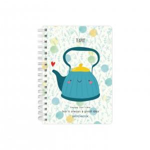 'Happy Tea Time' A6 (10.5*14.8 cm) 60 листа 120g, Teapot