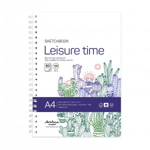 'Leisure Time' А4 (21*29.7 cm) 80л, бяла хартия 100g