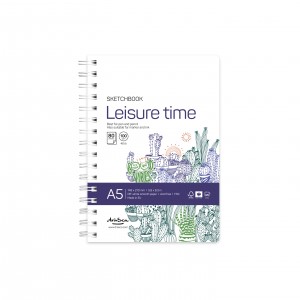 'Leisure Time' А5 (14.8*21 cm) 80л, бяла хартия 100g 