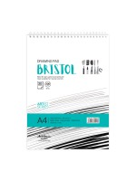 'Bristol Drawing Pad' спирала A4 (21*29.7 cm) 20 листа бял картон 200 g