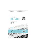 'Bristol Sketch Pad' спирала A5 (14.8*21 cm) 40 листа бяла хартия 120 g