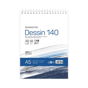 'Dessin 140 drawing pad' спирала A5 (14.8*21 cm) 40 листа 140 g