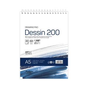 'Dessin 200 drawing pad' спирала A5 (14.8*21 cm) 25 листа 200 g