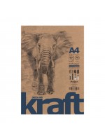 'Elephant Sketch Pad Kraft' лепен A4 (21*29.7 cm) 50 листа крафт хартия 70 g