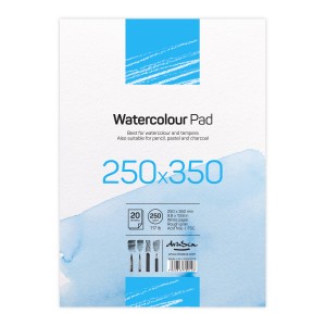 'Watercolour Pad' лепен 25x35 cm 20 листа бял картон 250 g