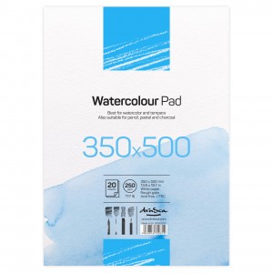 'Watercolour Pad' лепен 35x50 cm 20 листа бял картон 250 g