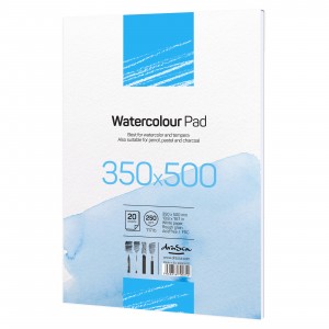 'Watercolour Pad' лепен 35x50 cm 20 листа бял картон 250 g