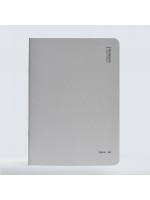 тетрадкa Open Notes кремава хартия 100g, A4 32 листа, чисти листи, сива корица