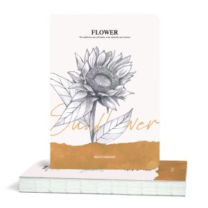 'Flower' 14.5*21 cm 80 листа 100g Слънчоглед